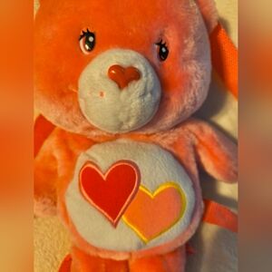 Care Bears Pink Plush with Heart Accents